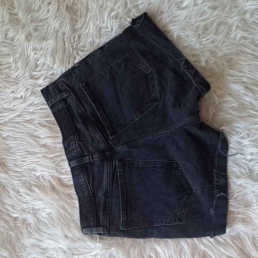 Abercrombie & Fitch Black Denim Shorts